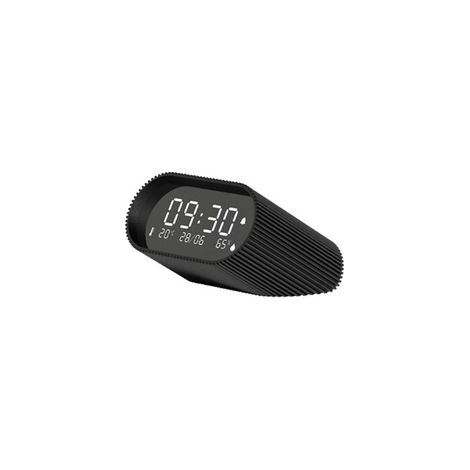 Lexon Ray Clock reloj despertador digital negro diseño minimalista (1/5)