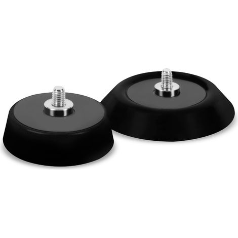 Stütztellerset 50mm & 75mm - M6 Anschluss - Für Poliermaschine - Mit Klettverschluss (1/2)