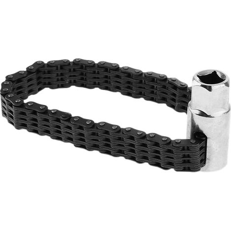 Cle a Filtre a Huil: Clé Filtre à Huile de Type à Chaîne, Réglable Filtre Huile Clé à Filtre à Huile à Chaîne Adaptée à la Réparation Automobile Clés à Filtre à Huile (1/5)