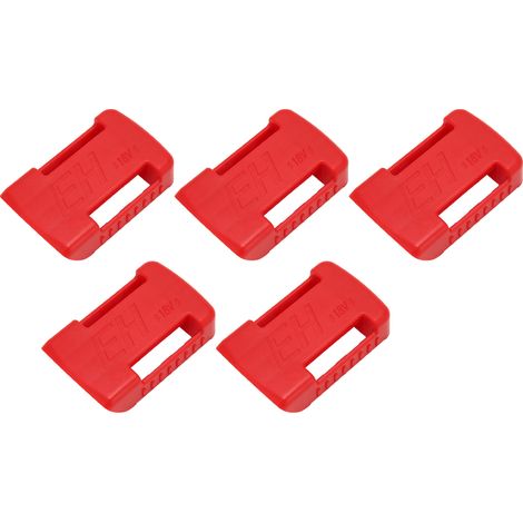 5PCS Support Batterie 18V EINHELL HANSCH - Installation Rapide, Portable et Sécurisé pour Piles Lithium