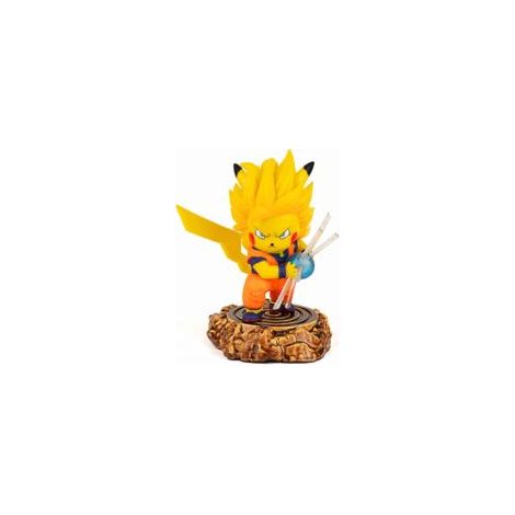 Dragon Ball Super Saiyan, Super Three Sun Wukong COS Handmodell in Box, Ornamente, Kollektion, Geburtstagsgeschenke, PVC-Crezuo