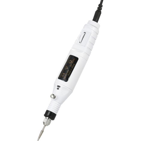 Ensemble de 14 outils de gravure rotatifs miniatures 100V-240V à vitesse variable, avec stylo et stylo de polissage, pour le fraisage et le polissage. (1/4)