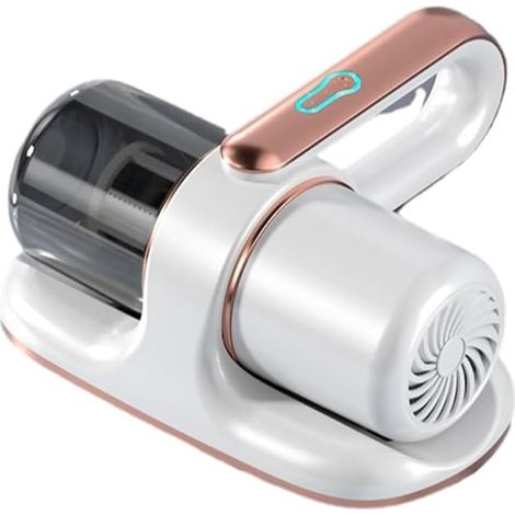 Aspirateur de matelas, portable, avec 2 cartouches filtrantes, adapté aux lits et canapés (blanc).