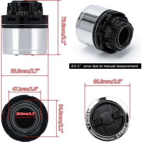 Freewheel is suitable for 1998-2000 Ford Ranger and 1901-2008 Mazda B-Series pickup trucks. (1/4)