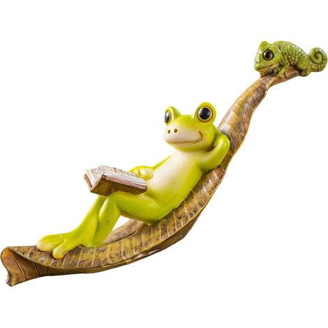 Praktische Froschskulptur als Schmuckstück - C