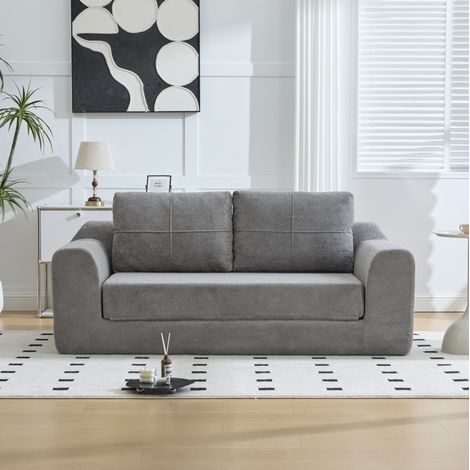 sofá cama plegable 2 en 1 de suelo tela OKMYHOME (1/5)