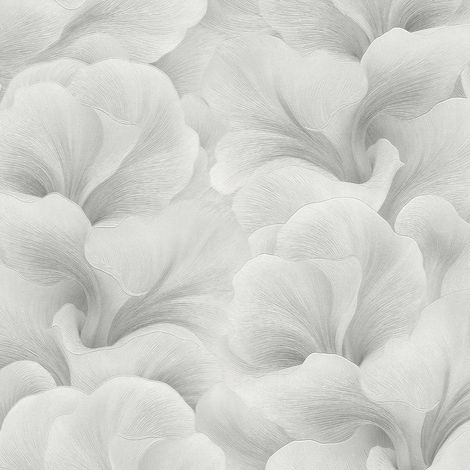 Vliestapete - Fashion for Walls 5 - Grau Weiß Blumen Floral GMK Erismann - 1052731 (1/5)