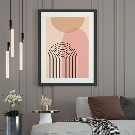 Affiche / Poster - Boho - 60x80 cm - Bordure Noire et Blanche (1/5)