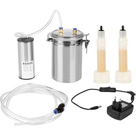 2L Tragbare elektrische Melkmaschine, Edelstahl, für Schafe (1/5)