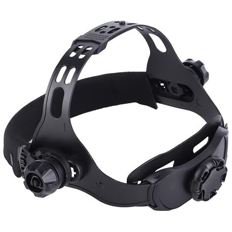 Masque de Soudeur Réglable, Bandeau de Casque de Soudage pour Accessoires de Casque à Assombrissement Automatique Solaire (Noir)