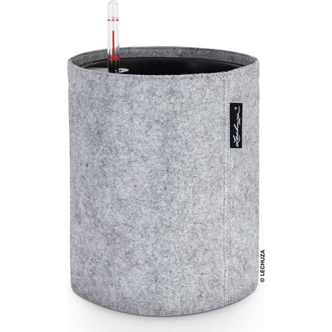 Jardinière TRENDCOVER 23 Felt ALL-IN-ONE Gris clair LECHUZA (1/4)