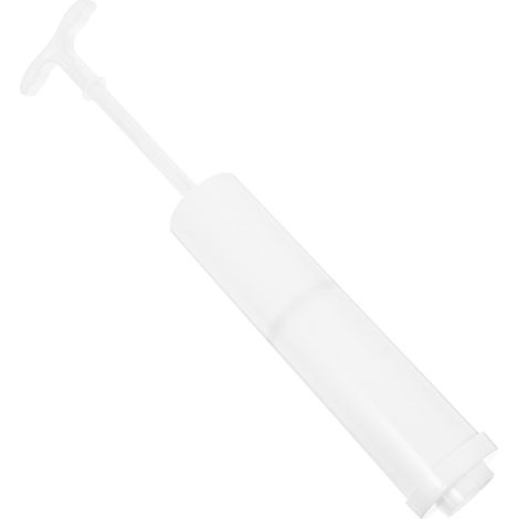Pompe Manuelle pour Paquet sous Vide, Portable, PVC Blanc (1/5)