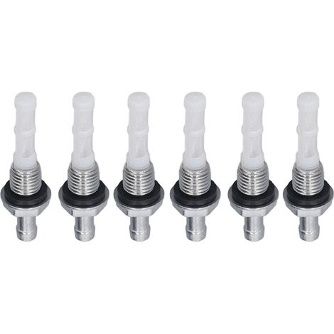 6 Stück Benzintank-Verbindungsfilter aus Aluminiumlegierung, Öltank-Verbindungsfilter als Ersatz für Gx120, Gx160 und Gx200 (1/5)