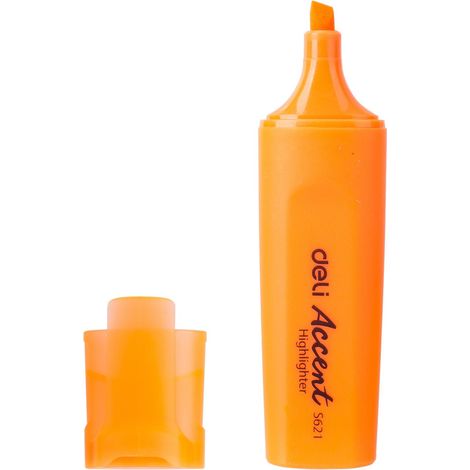DELI Marcador fluorescente Deli Accent punta biselada 1-5mm naranja