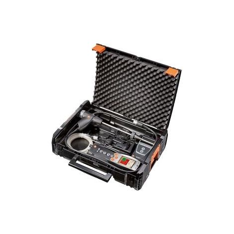 Le Sanitaire – Analyseur de combustion testo 330-2 LL – Détecteur de gaz avec sonde modulaire 180 mm – Mesure jusqu'à 300 mbar – Bluetooth intégré
