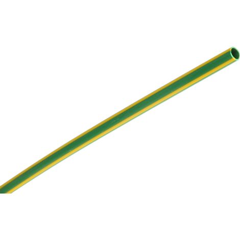 Gaine thermorétractable RS PRO, Dia. 3.2mm Vert rétreint 2:1, 1.2m ( Prix pour Sachet de 1 )