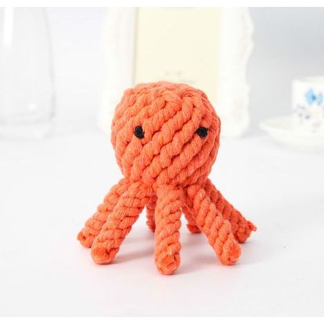Jouets pour chiens. fabriqués en coton naturel et en peluche. sûrs et non toxiques. adaptés aux chiens de petite et moyenne taille. un jouet à mâcher amusant pour les animaux de compagnie. (1/5)