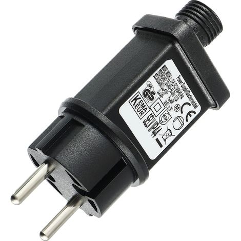 Adattatore driver trasformatore IP44 da 31 V, 6 W, 8 modalità con timer e funzione di memoria per luci di Natale, luci fatate, luci a ghiacciolo