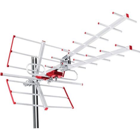 Antenne TV Extérieure - Mctv - Mctv-855 - Passive - Réception UHF/VHF - Filtre LTE Intégré (1/5)