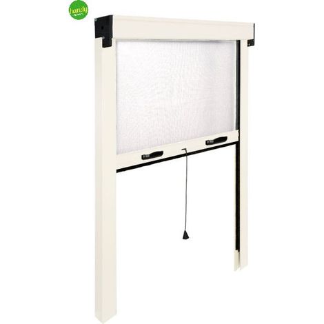 ZANZARIERA VERTICALE IN KIT col. Bianco (RAL 9010) cm.160x160 (1/3)