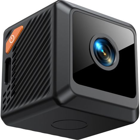 WiFi camera, home security, night vision, HD remote wide-angle camera, 1080p sports camera, with base, supports 256GB TF card (1/5)