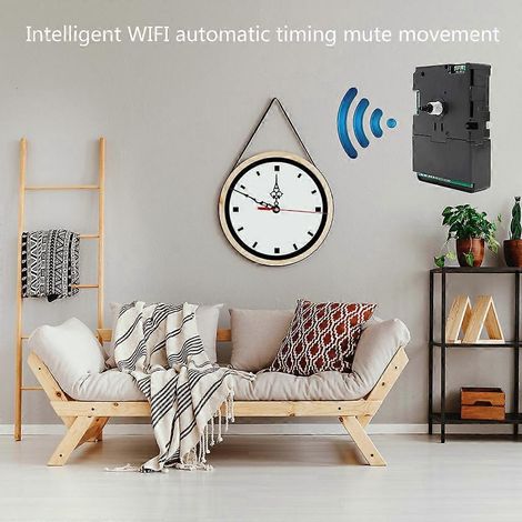 Bricolage pour un mécanisme d'horloge intelligente Wi-Fi automatique et silencieux pour le réglage de l'heure. (1/4)