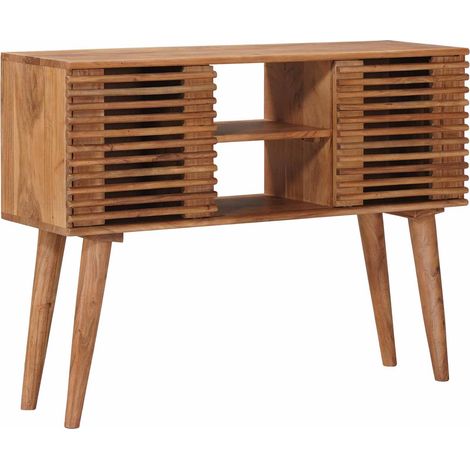 Maison Exclusive - Handgefertigter Beistelltisch Teakbraun 100 x (1/5)