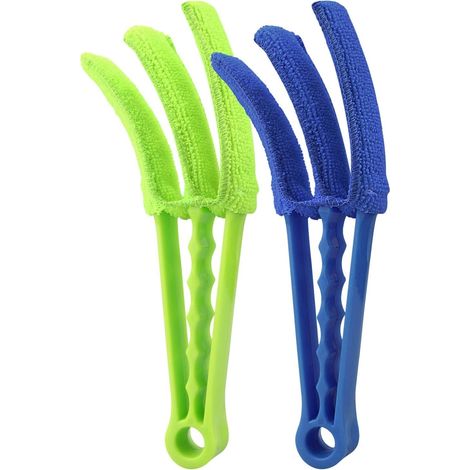 Kit de nettoyage de stores et persiennes (lot de 2) - Outils de nettoyage pour stores, persiennes de climatiseur et autres éléments de décoration. (1/5)