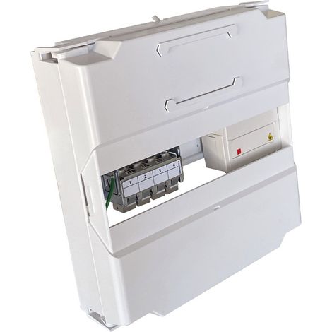 Cahors – Coffret de communication TC 200 4RJ grade 3 – 4 ports RJ45 Cat 6A – Installation en saillie – Format standard
