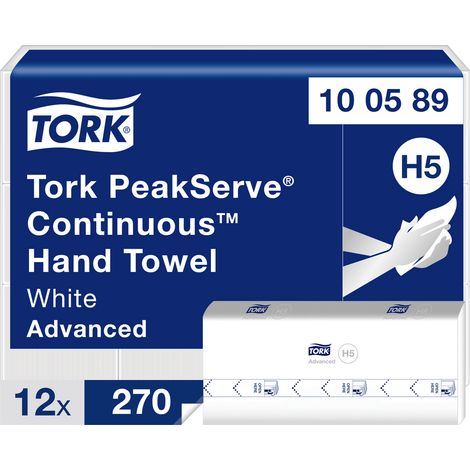 TORK 100589 Papierhandtücher (L x B) 22.5 cm x 20.1 cm 1 Set (1/5)