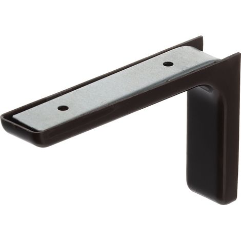 Staffa per mensola con tappo in plastica - marrone 119x77 Riex JK28 (1/3)