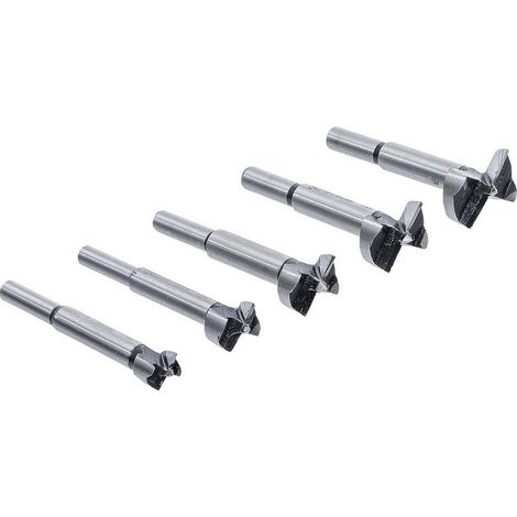 Jeu de Forets Forstner 5 pcs - Acier, Précision et Polyvalence - Pro - D-Work