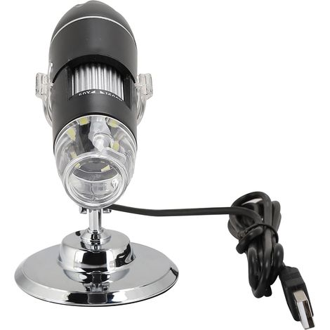 Microscope USB 2MP 1600x1200 avec 8 LED pour Inspection Numérique (1/5)