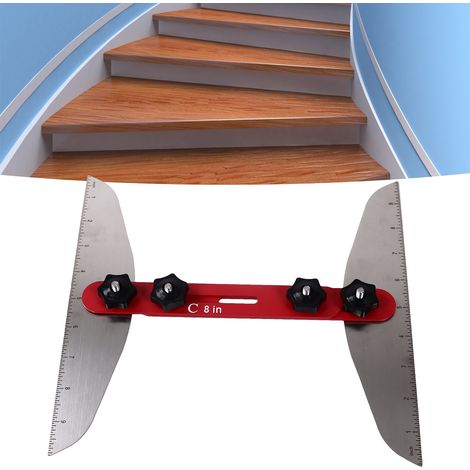 Jauge de marche d'escalier (Outil de mesure d'escalier domestique, Outil de rénovation d'escalier) (1/5)