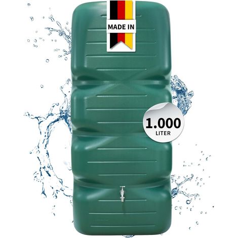 GARANTIA CUBUS Regentonne 1000 Liter dunkelgrün