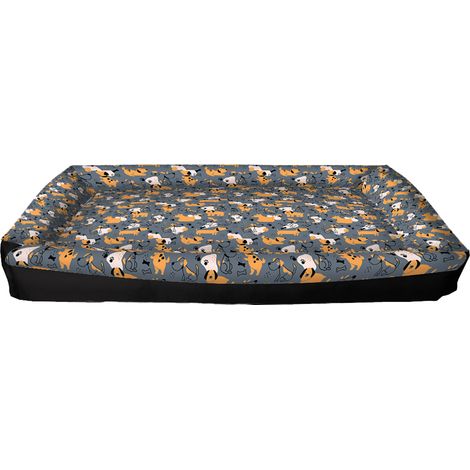Standard-Hundebett - Grau, XXL, 100 x 70 cm (1/4)