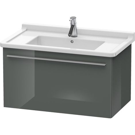 Meuble sous-vasque X-LARGE 468x800x448mm Gris Doloaveci brillant