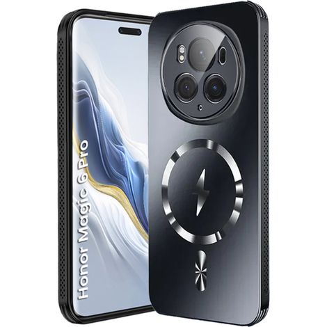 Custodia per Honor Magic 6 Pro, MagSafe, nera (1/5)