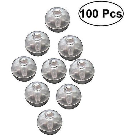 100 boules lumineuses LED rondes clignotantes pour ballons, décoration de Noël, mariage et fêtes (vert) (1/3)