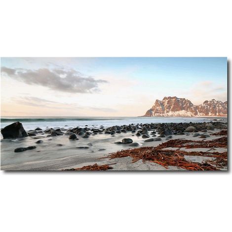 Canvas Stampato Alta risoluzione 50x100 cm SPIAGGIA Telaio in Legno Tela in cotone (1/5)