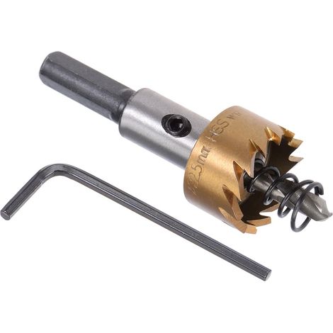 Scie-Cloche 22,5 mm HSS Acier Rapide 4341 Foret Scie-Cloche (1/5)