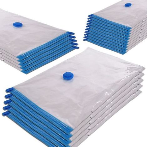 Lot de 20 pcs Sac de Stockage Sous Vide Housse de Rangement Compresse (1/4)