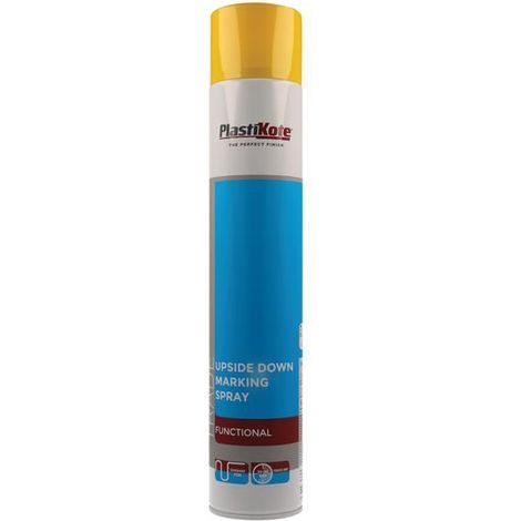 Trade Upside Down Marking Spray Paint Yellow 750ml PKT71032 (1/3)