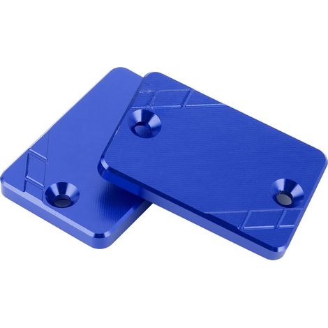 Lot de 2 bouchons de réservoir de liquide de frein avant et arrière compatibles avec Honda CB300F, CBR500R, CB500F et CB500X (bleu). (1/5)