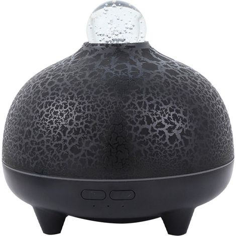 Humidificateur Aromathérapie - Diffuseur à Flamme Simulée - Humidificateur de Bureau avec Technologie d'Atomisation - 15,5 x 15,5 x 11,8 cm - 1 Pièce (1/5)