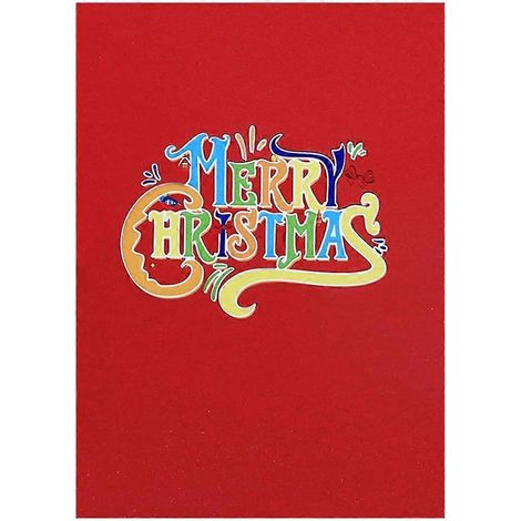 Carte de vœux spéciale sapin de Noël 3D - Cadeau idéal
