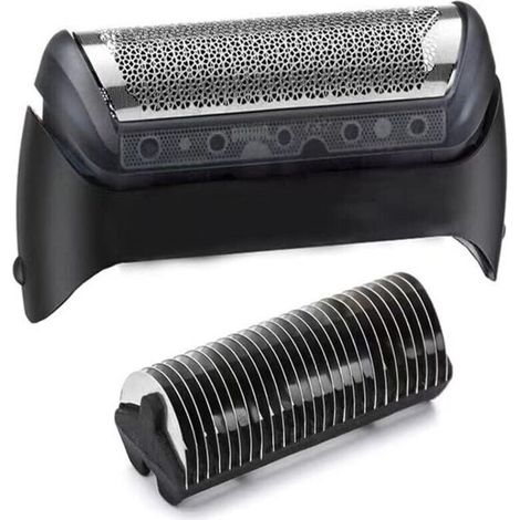 Ersatz-Außenfolie und Innenklinge für Braun Series 1 10B/20B/20S/190S Elektrorasierscherköpfe – Kompatibel mit der vorherigen Generation Series 1