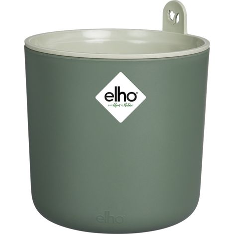 Elho Happy Herbs 14 - VertVert - L 15 x B 14.5 x H 17 cm - intérieurculture et récolte - 100% recyclé (1/3)