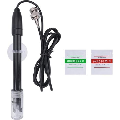 Replacement pH probe for hydroponic aquariums - pH electrode - Potential tester - BNC connector Q9 (1/5)