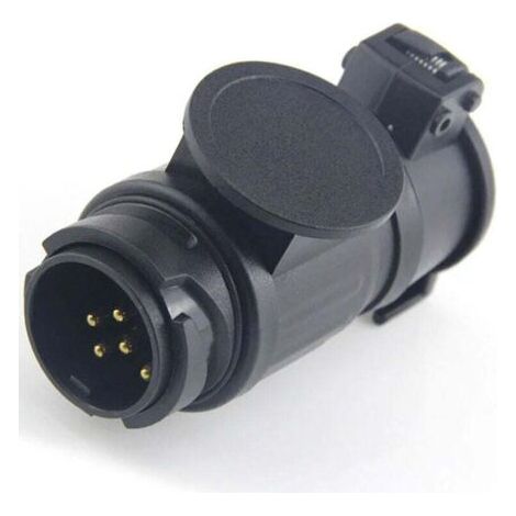 Adaptateur de remorque de 13P VERS 7P pour connecteur de Prise électrique de Prise Caravane de Camion d'attelage de remorque de Prise européenne Standard